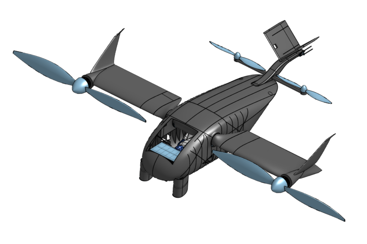 Urban Rescue Mark IV passenger eVTOL aircraft (concept design) Urban Rescue Mark IV passenger eVTOL aircraft (concept design)